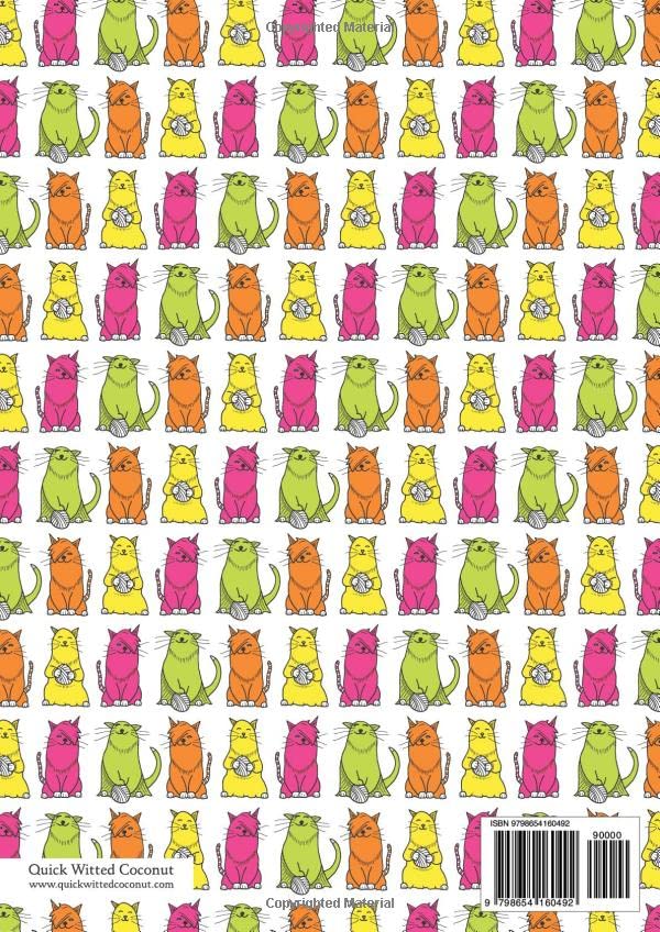 Cats Notebook - Lined Pages - A4 - Premium: (Rainbow Edition) Fun notebook 192 lined pages (A4 / 8.27x11.69 inches / 21x29.7cm) - Image 2