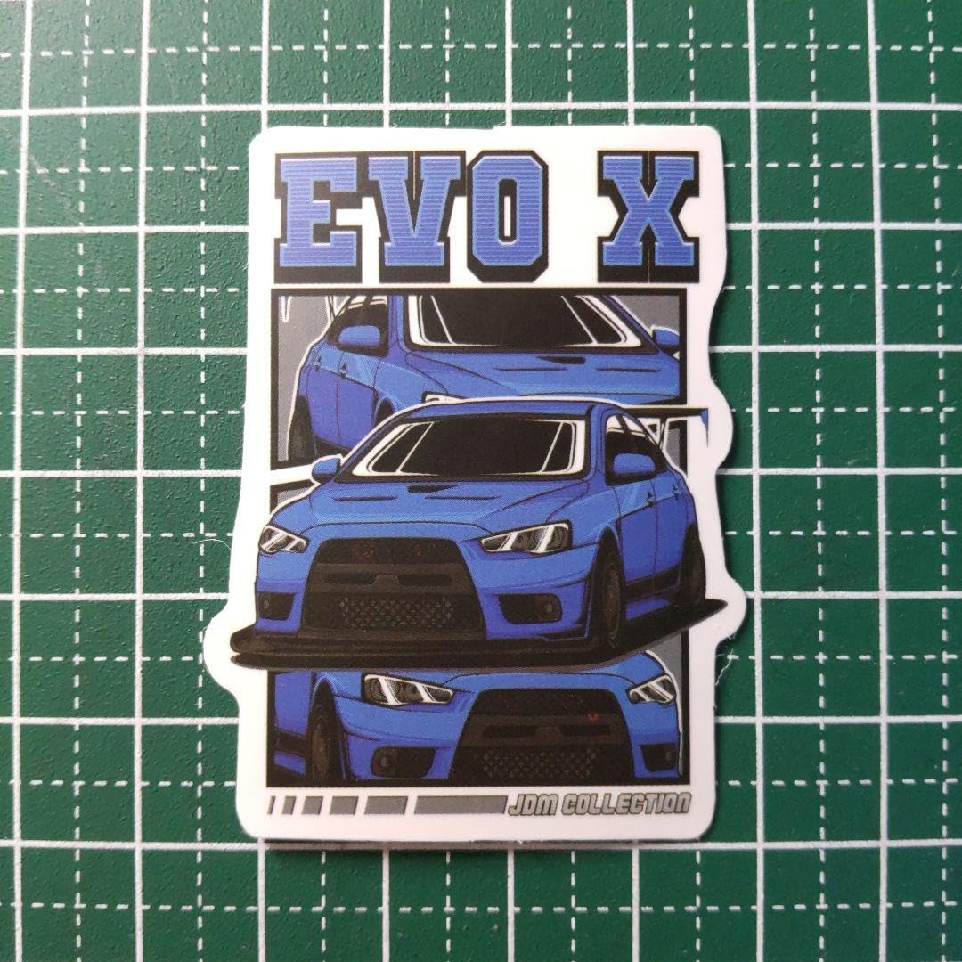 Amazon.co.jp: 防水ステッカー 車 ランエボ10 X ランサー 