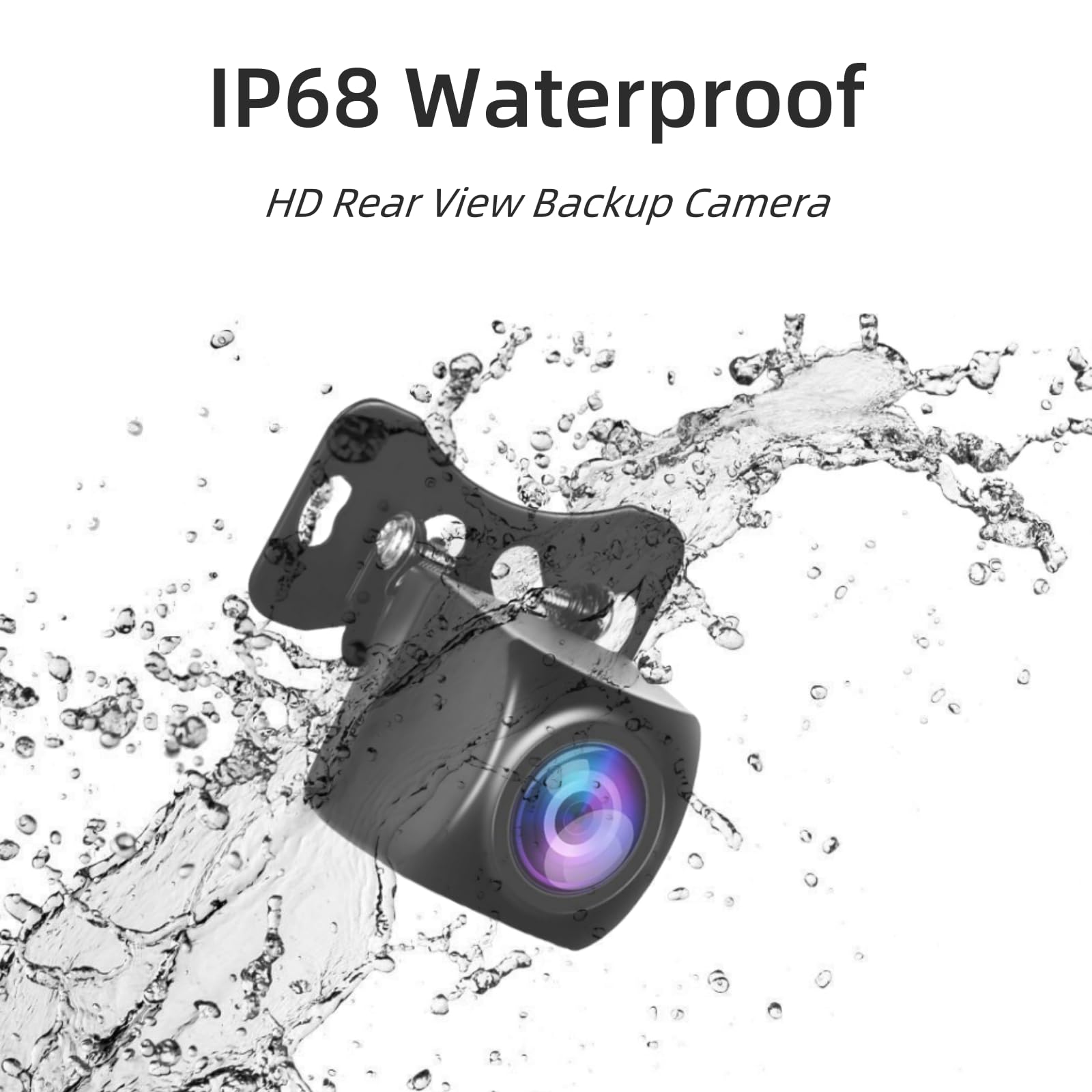 4 Pin Caméra de Recul AHD 1080P Caméra de Vision Arrière Étanche 2.5mm Caméra pour Voiture Angle de Vue 149° 720/1080P Modifiable Caméra de Recul Nocturne pour Carplay Portable