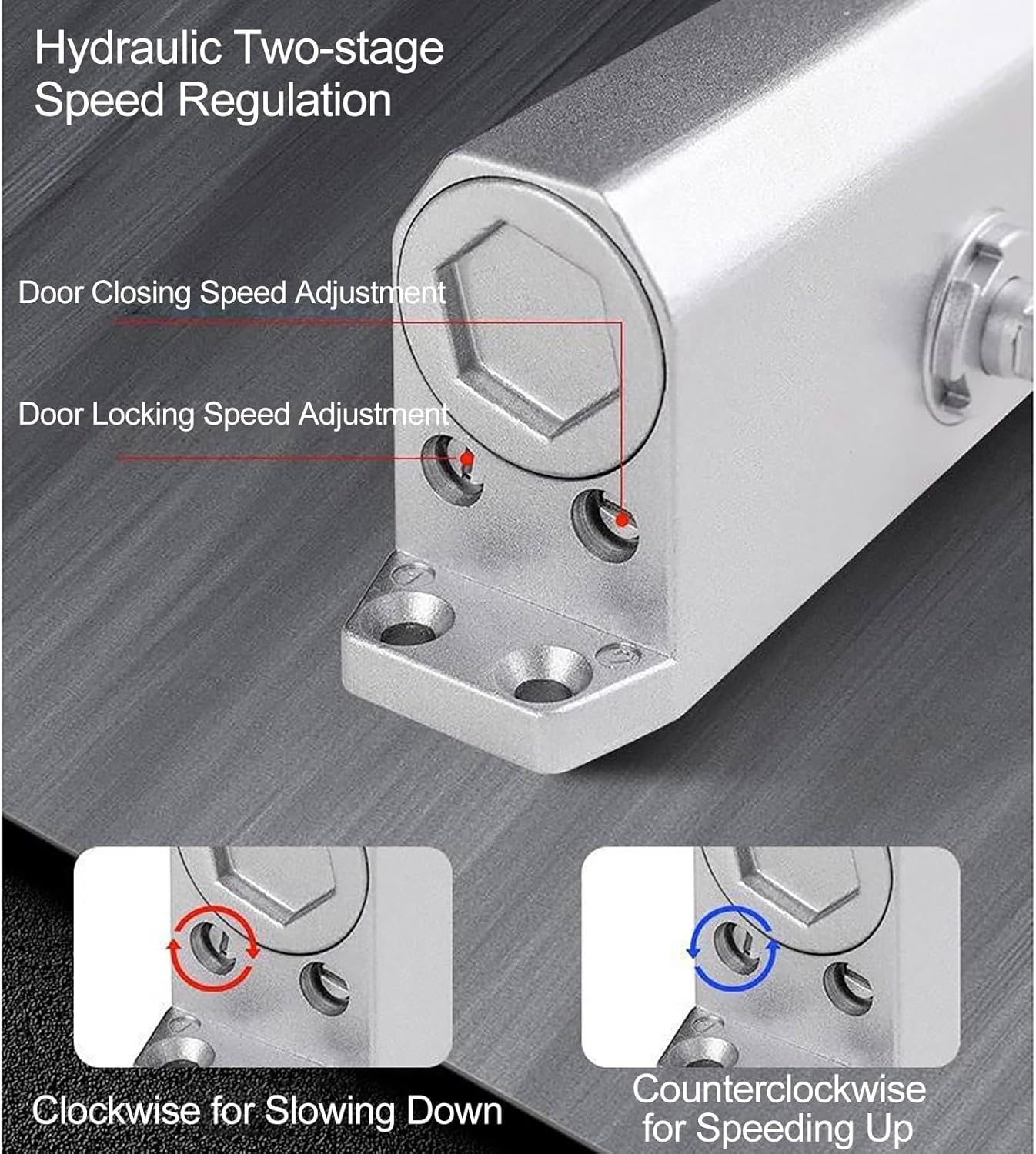 Fire Door Linkage Door Closer Electric Automatic Door Closer Commercial, Hydraulic Door Damper Soft Close
