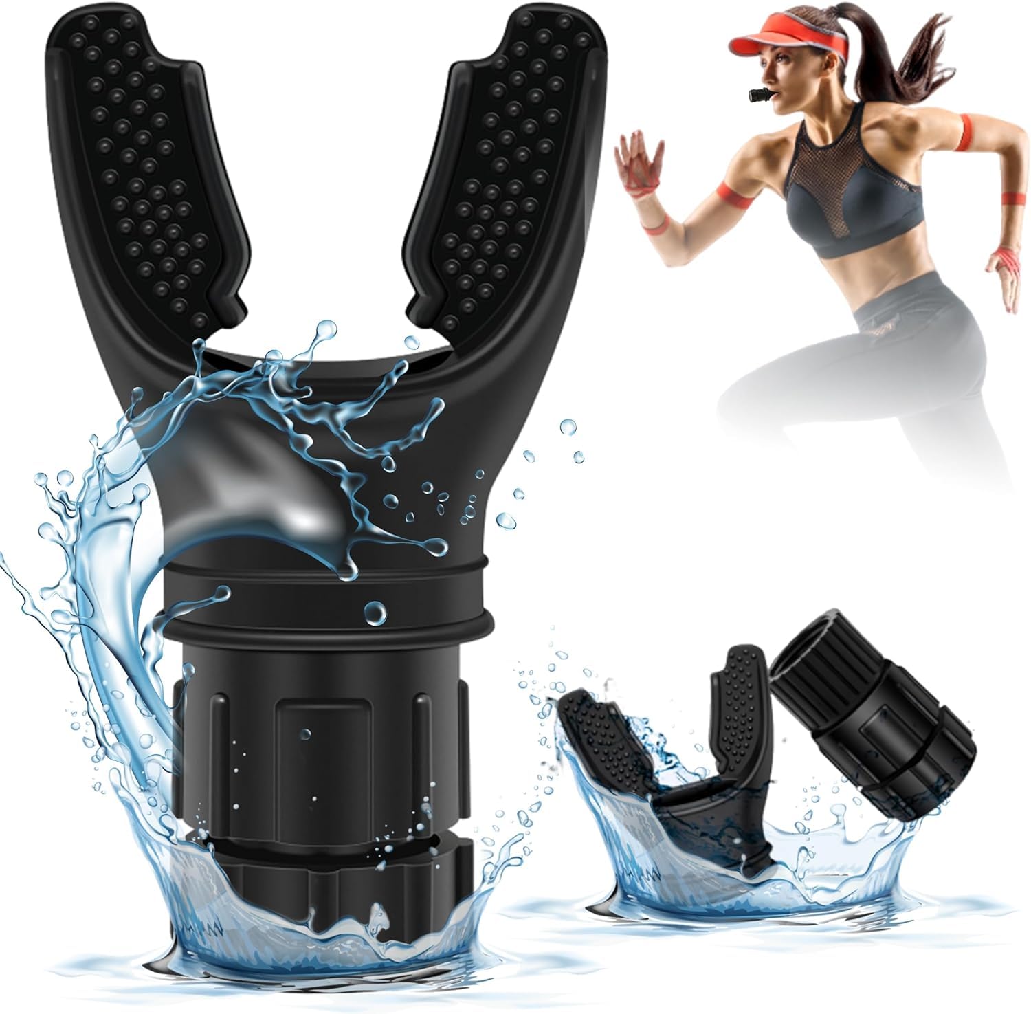 WHIPBIRD Breathing Trainer,Oxyboost Breathing Device,Lung Capacity Exercise Device,Oxyflow Breathing Trainer,Deep Inhalation & Expiratory Muscle Exerciser Device With Adjustable Resistance (Black) (B0D6GKJXBZ) Amazon Price History, Amazon Price Tracker