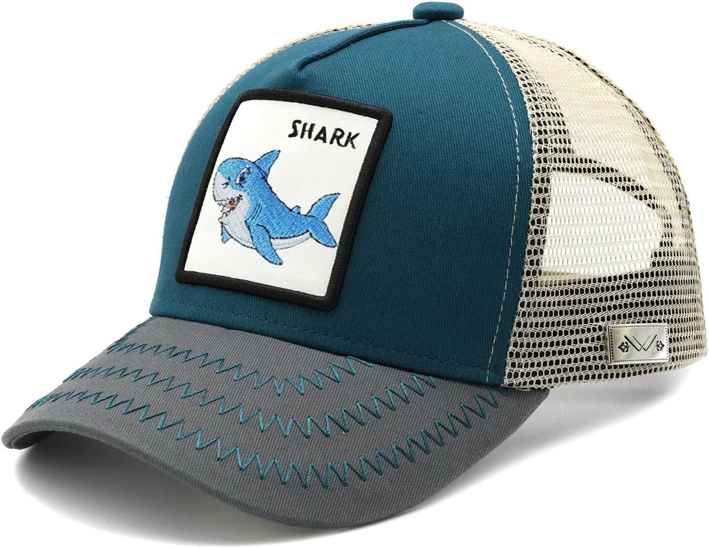 Kids Trucker Hat for Boys Girls Ages 2-8, Mesh Back Embroidered Baseball Cap for Toddler - Image 2