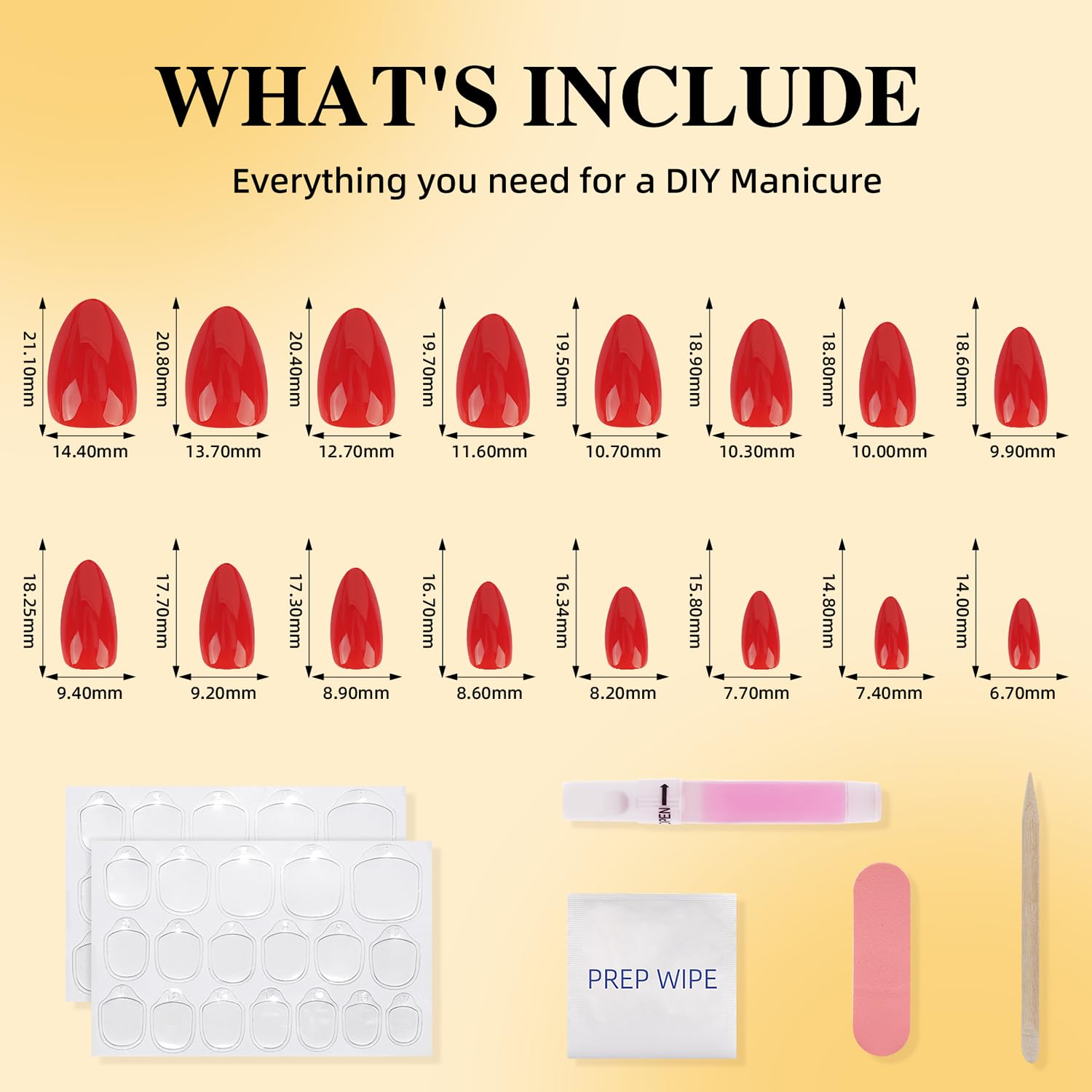 Halloween Press on Nails - French Tip Press on Nail with Blakc Web Bat, Short Almond Fake Nails Reusable Nails Press ons, 32 Pieces in 16 Sizes False Nails Kit with Glue,: Cherry Heat