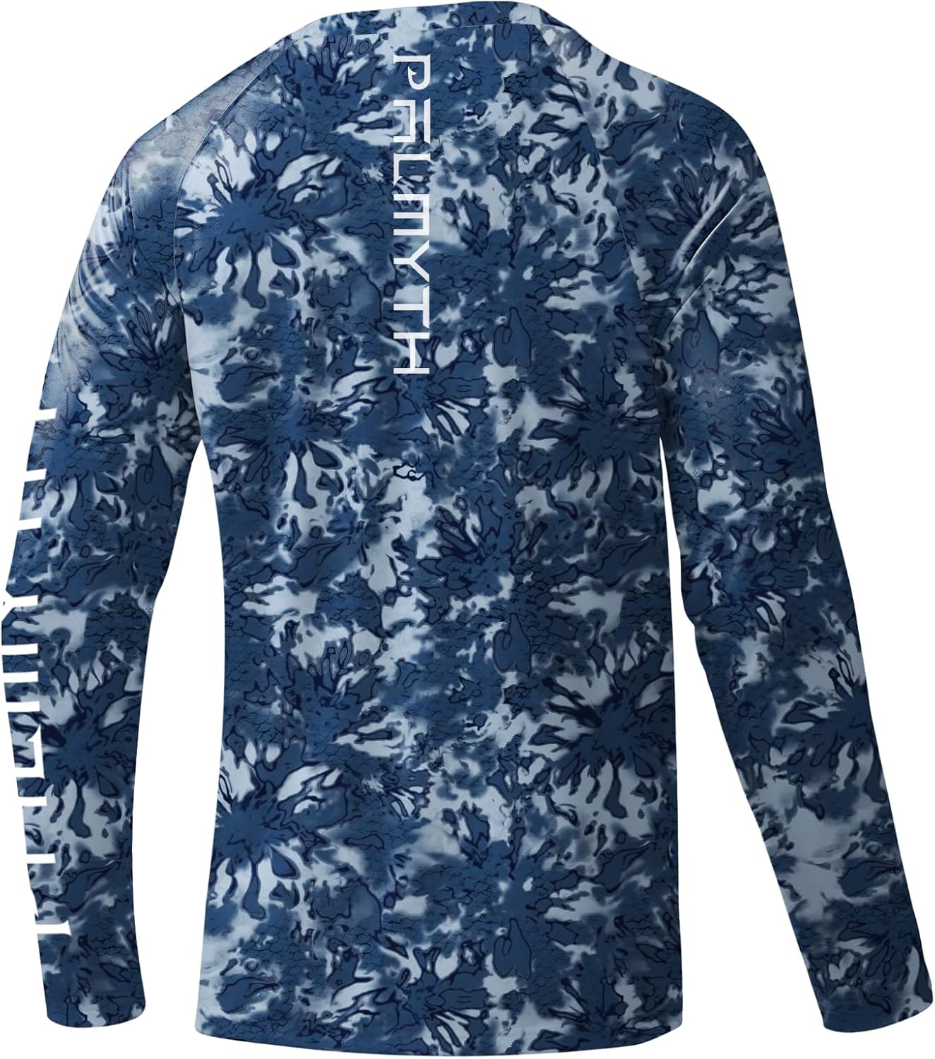 Palmyth Men’s UPF 50+ Fishing Shirt Long Sleeve Sun Protection Performance Tee Quick Dry Breathable Fishing Camo Shirts - Image 3