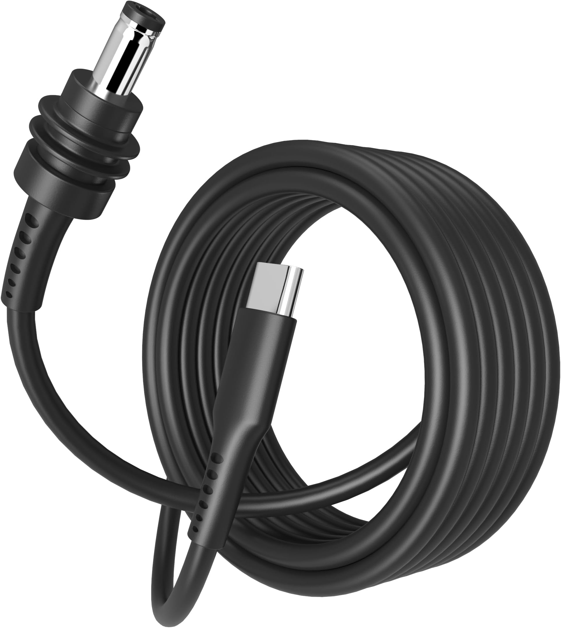 Starlink Mini Cable 16FT USB C to DC Power Starlink Mini Accessories Type-C to Waterproof Barrel Jack 18AWG Built-in PD E-Mark chip Supports PD 100W Charging 5M Black