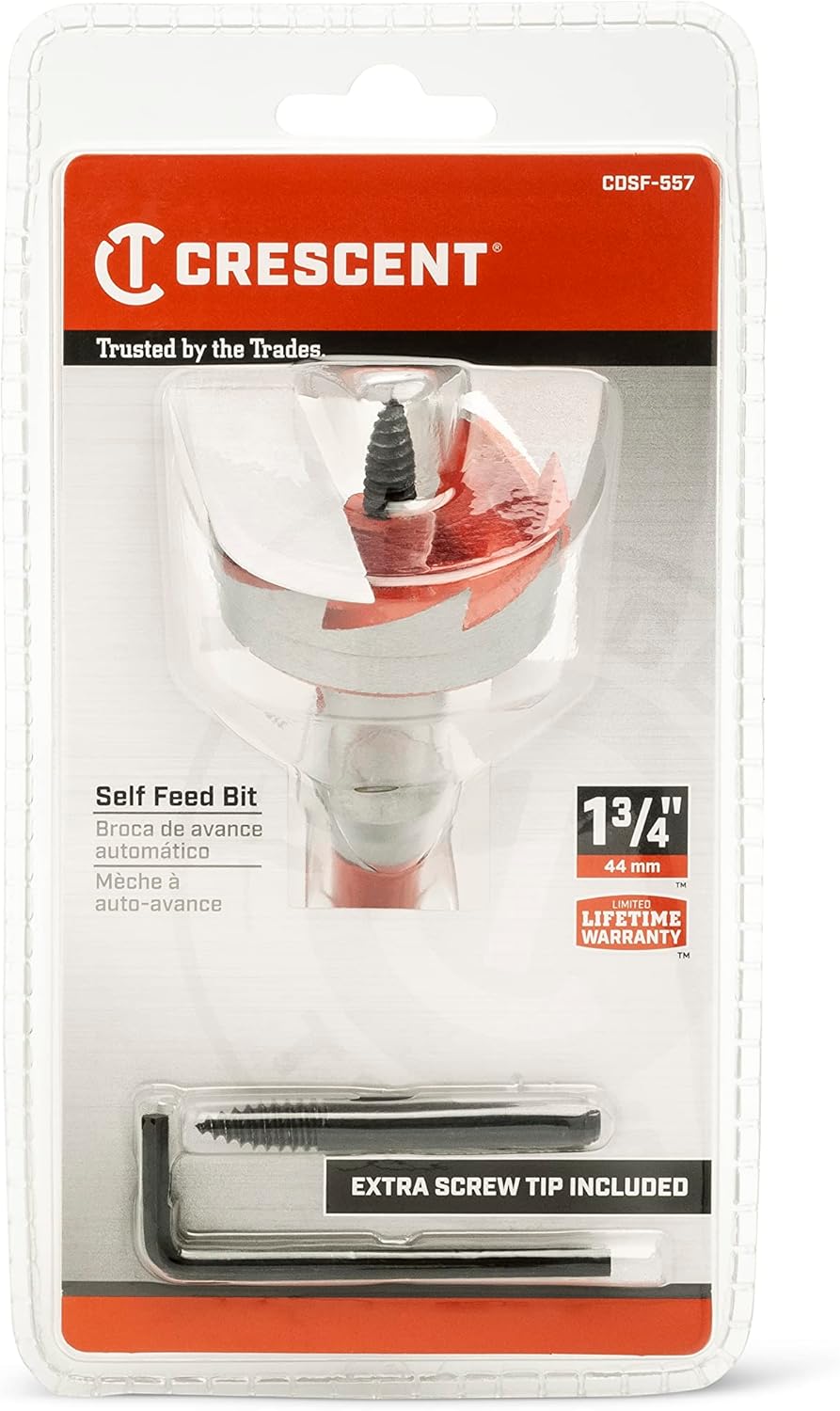 Crescent Self Feed Drill Bit | 5" x 1-1/2" | CDSF-553