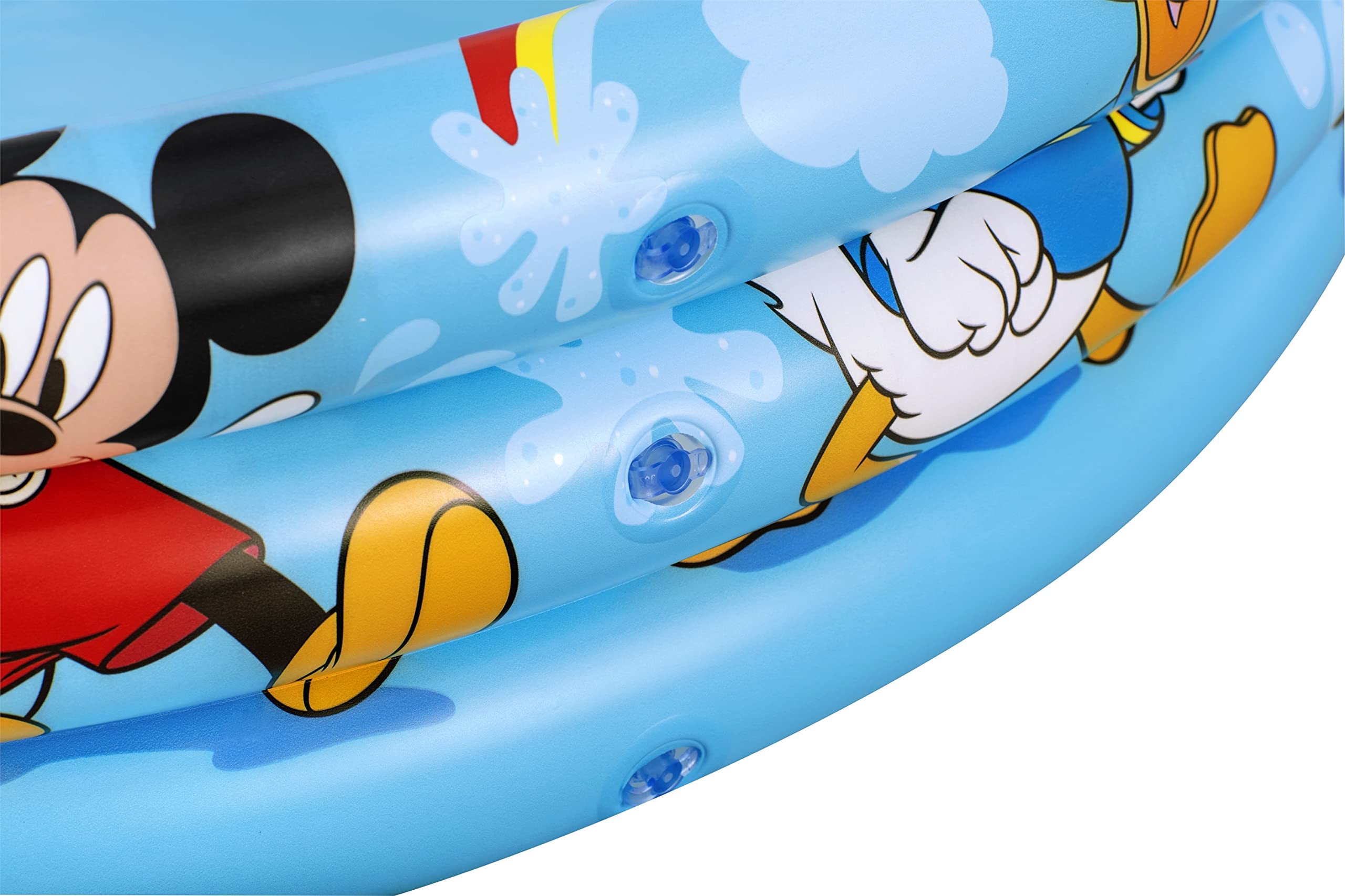 Bestway 91007 Piscina per Bambini "Mickey E Gli Amici Del Rally", 122X25 cm