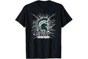 Michigan State Spartans Lightning T-Shirt
