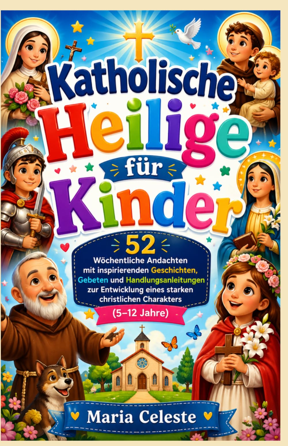 Katholische Heilige für Kinder: 52 Wöchentliche Andachten mit inspirierenden Geschichten, Gebeten und Handlungsanleitungen zur Entwicklung eines starken christlichen Charakters (5–12 Jahre)