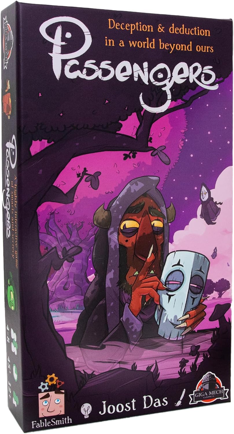 Passengers, A Team Game of Deception and Deduction in a World Beyond Ours for 4-8 Players (14+)