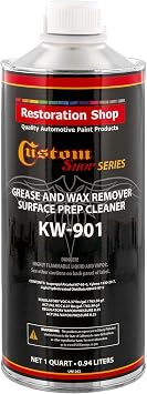 Custom Shop KW901 Automotive Wax and Grease Remover, 1 Quart