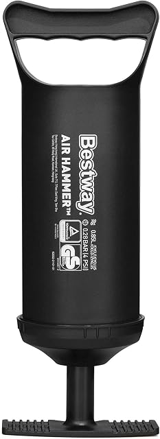 Bestway 62002-17 Hammer Inflation Air Pump-Black, 12 Inch