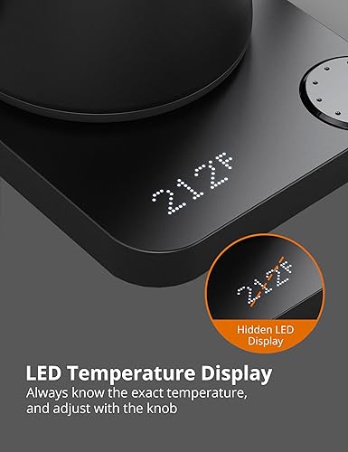 Miniatura 4 de Hervidor eléctrico de cuello de cisne, hervidor de vertido para café y té, caldera de agua potente y rápida de 1200 W, control de temperatura,