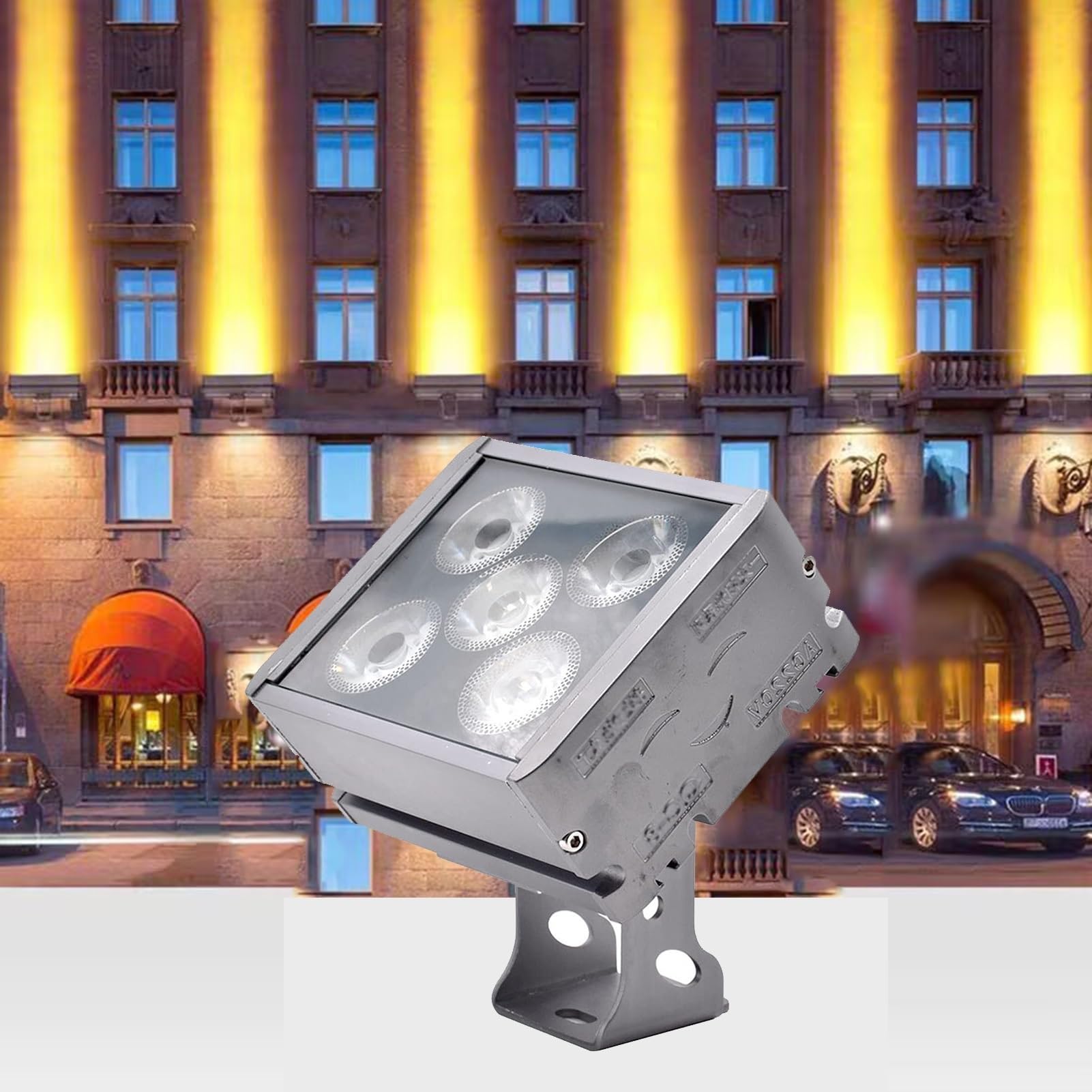 Focos LED Rectangulares Para Exteriores - Reflector LED De 15 W - Foco LED De Haz Amplio - Bañador De Pared Impermeable IP65, Para Patio, Jardín, Entrada De Vehículos, Iluminación Paisajística(Red,15W