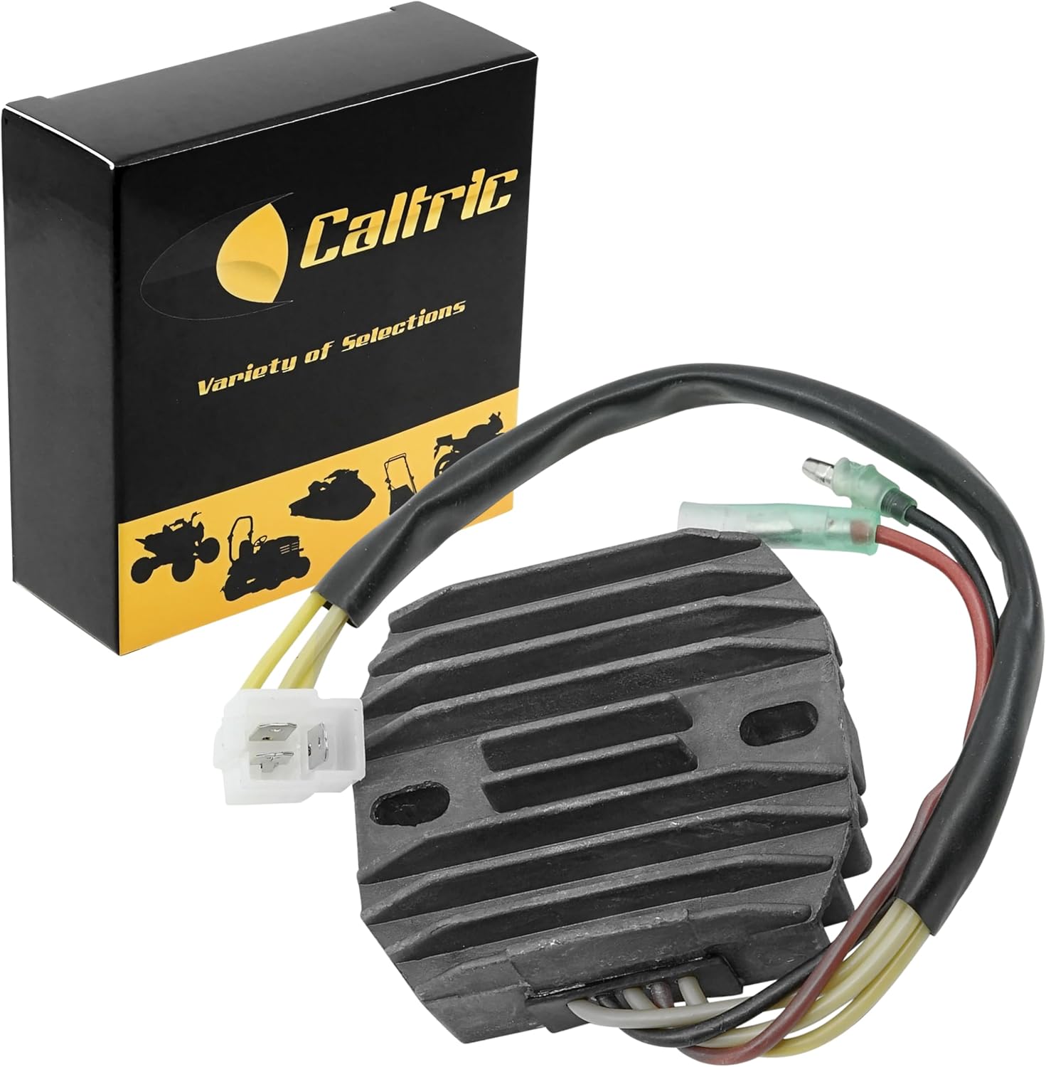 Caltric Regulator Rectifier Compatible with Yamaha Wolverine 350 Yfm350 Yfm-350 1995-2001
