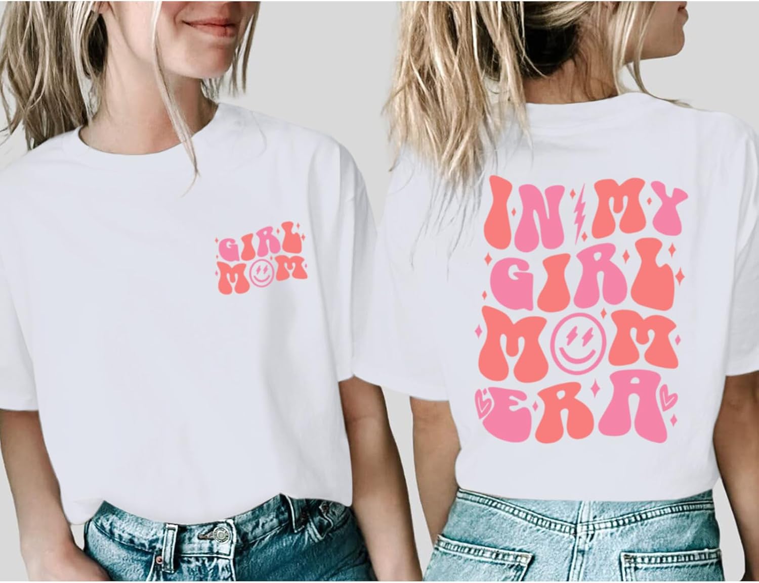 in My Girl Mom Era Shirt Mama Graphic Tees for Women Mother's Day Tshirt Gift Casual Funny Letter Print Tops - Image 2