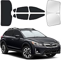 Vista 9 de Parasoles para ventanas de auto para bebé, 4 unidades de 20 x 12 pulgadas, adherencia estática, cubiertas para ventanas laterales, frontales