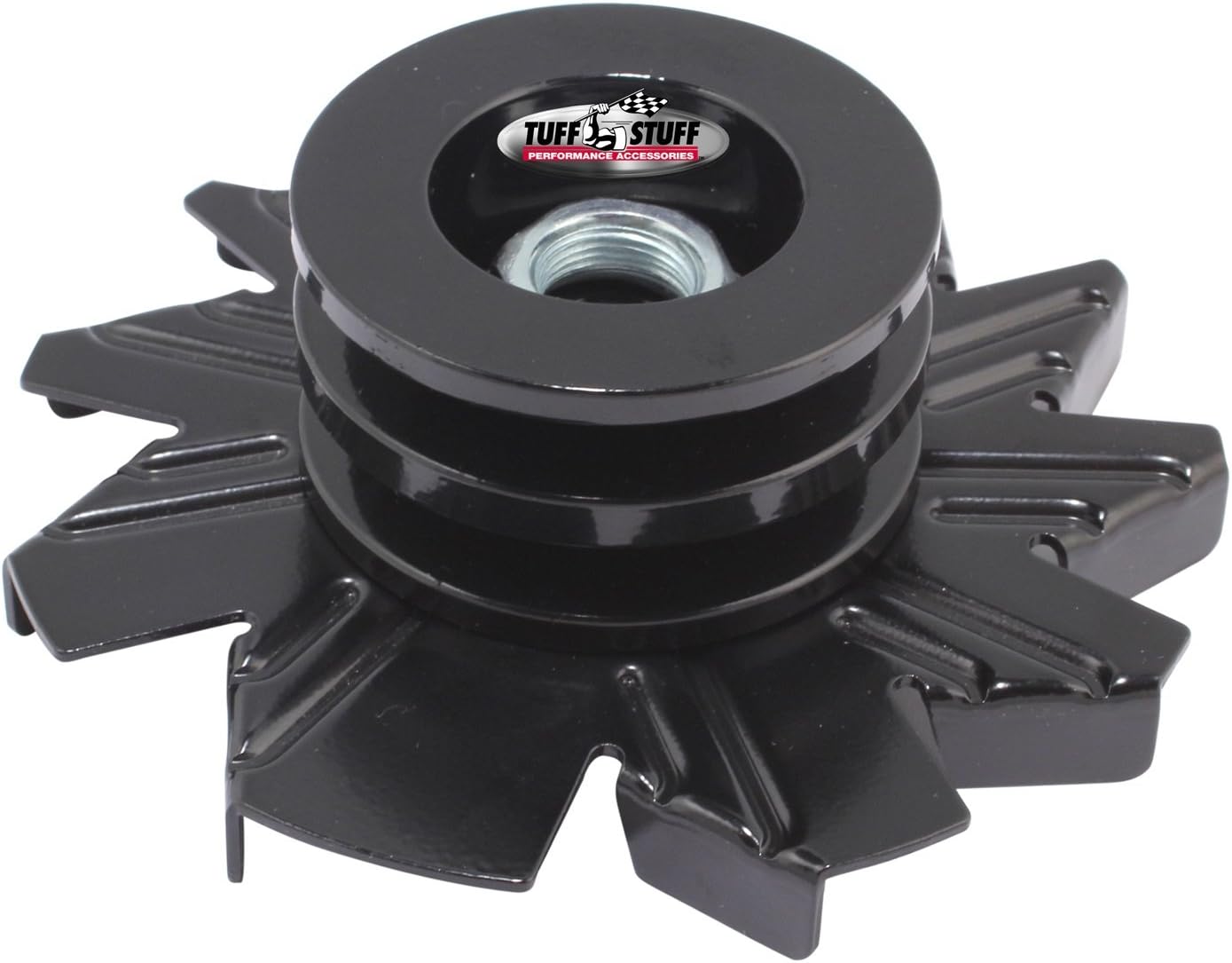 Tuff Stuff TUFF-STUFF 7600BB Alternator (stealth black fan and pulley combowith)