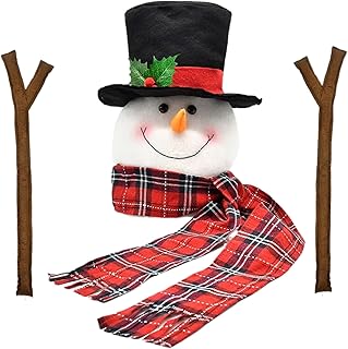 Christmas Tree Topper Snowman Santa Claus Hugger Tree Topper, Snowman Hugger Tree Topper Christmas Tree Topper Hugger For Christmas Winter Holiday Home Decorations