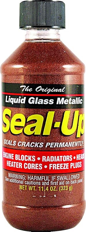 Selante líquido para sistema de arrefecimento Blue Magic Liquid Glass Metallic Seal-Up 1008, 11,4 oz (324 g)