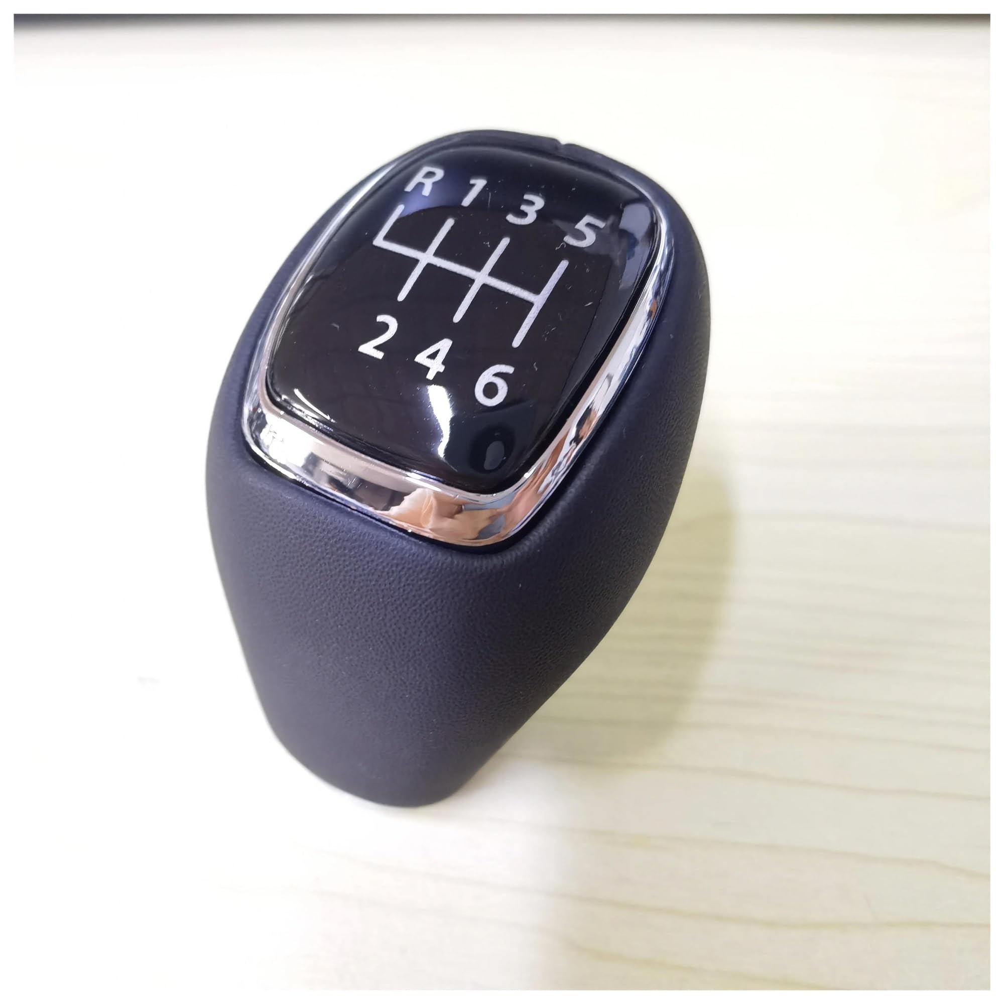 Uifcog A Gear Shifter Knob For Hyundai For Getz For Venue For Elantr 6-Speed Gear Shift Knob Interior Decorate(A)