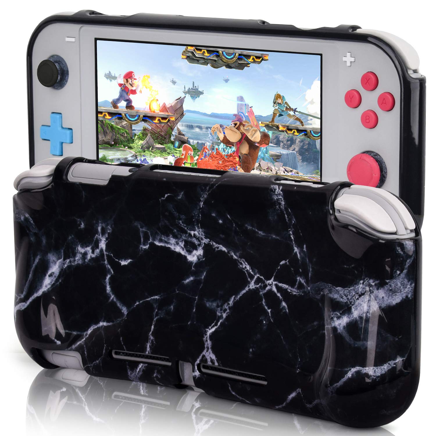 CAGOS Protective Case Compatible with Nintendo Switch Lite, Hard Shell TPU Grip Skin Case Cover Shock-Absorption and Anti-Scratch Non-Slip Travel Case Nintendo Switch Lite Accessories