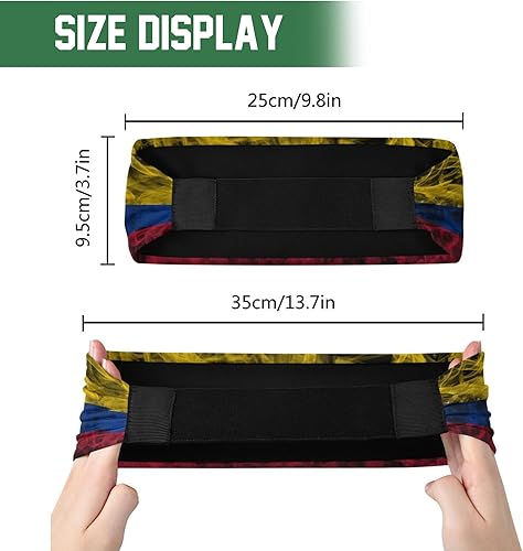 Miniatura 3 de Diadema deportiva para hombres y mujeres, banda elástica para el cabello, bandas deportivas para el sudor, para baloncesto, yoga, ejercicio,