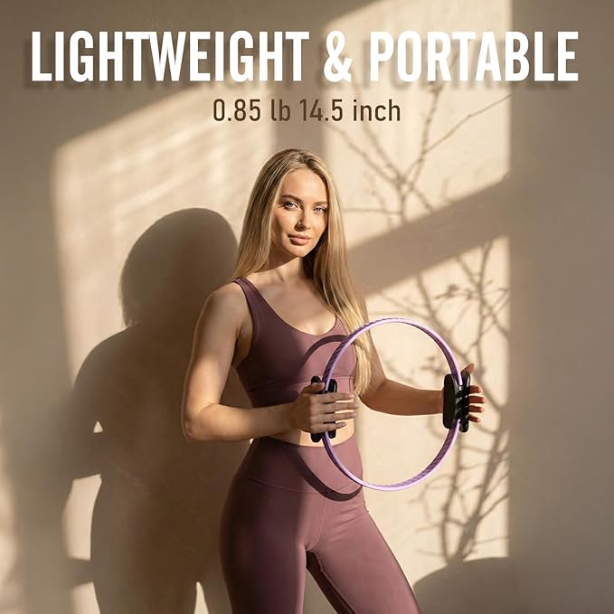 Kit de Anillo de Pilates para Mujeres con Pelota y Bandas de Resistencia miniatura 6