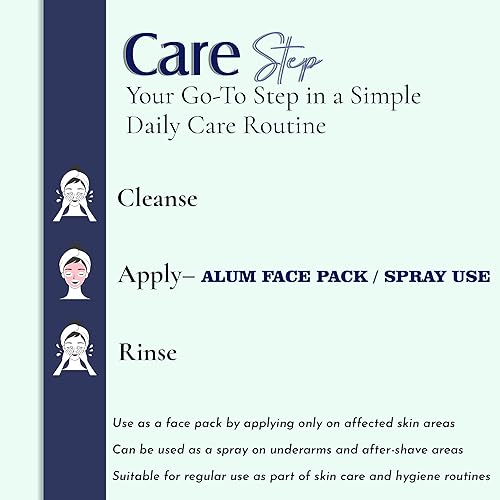 Miniatura 4 de minature Polvo de alumbre de potasio (Fitkari/Phitkari) – Cuidado de la piel 100% natural para el acné, control de olores y purificación de agua