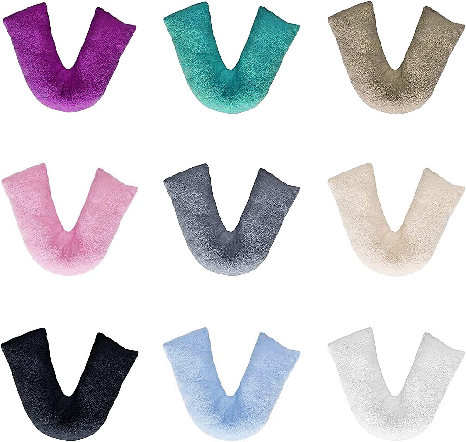 teddy v shaped pillow case