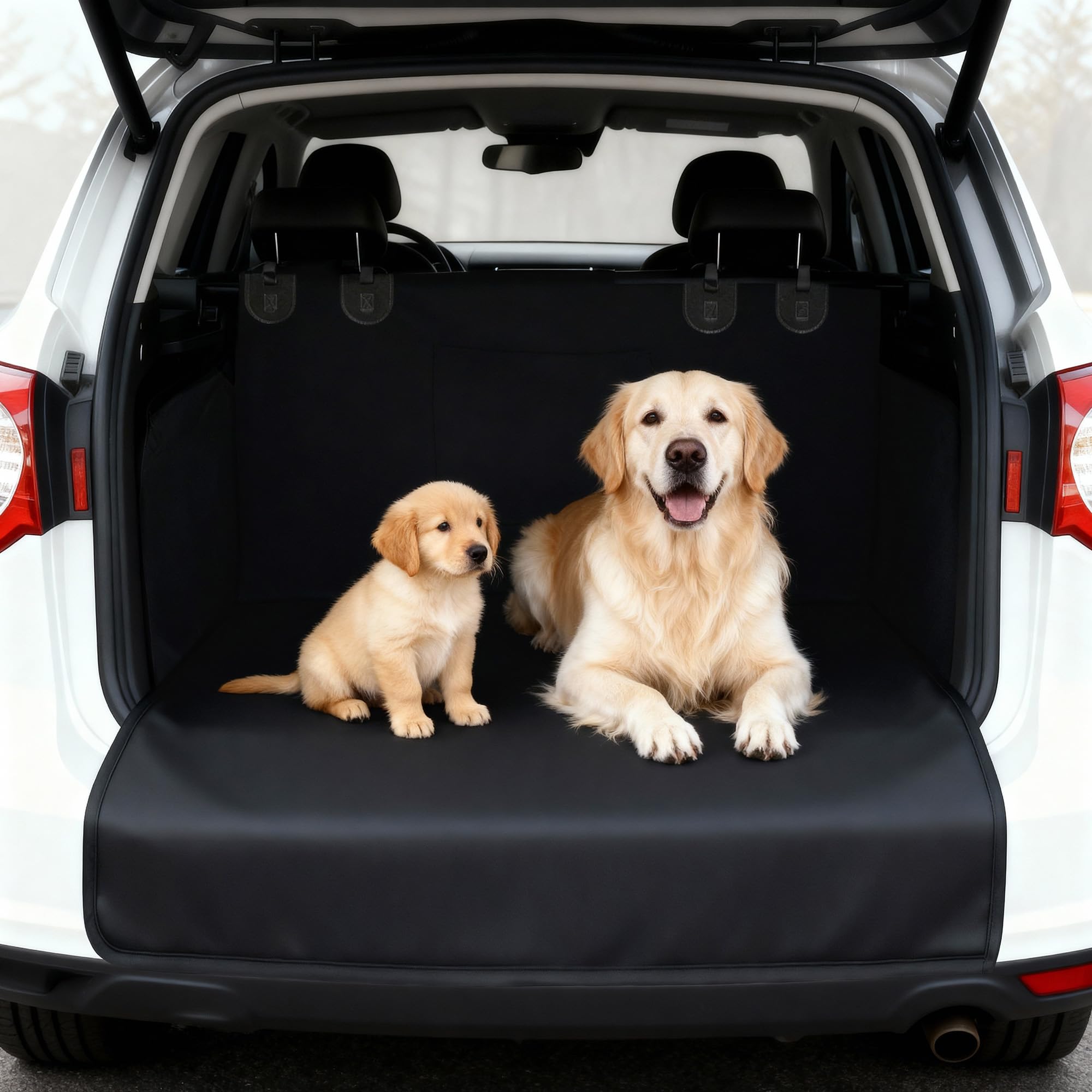 Upgrade4cars Protector Maletero Perro con Protección Borde de Carga Impermeable & Antideslizante | Manta Perro Maletero Coche