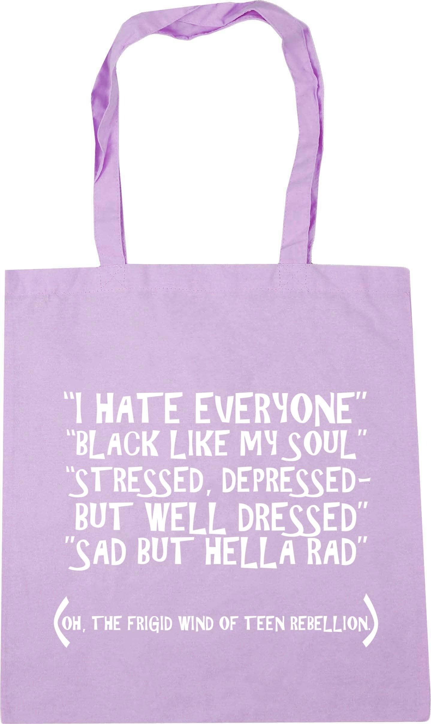 HippowarehouseOh, the frigid wind of teen rebellion Tote Shopping Gym Beach Bag 42cm x38cm, 10 litres