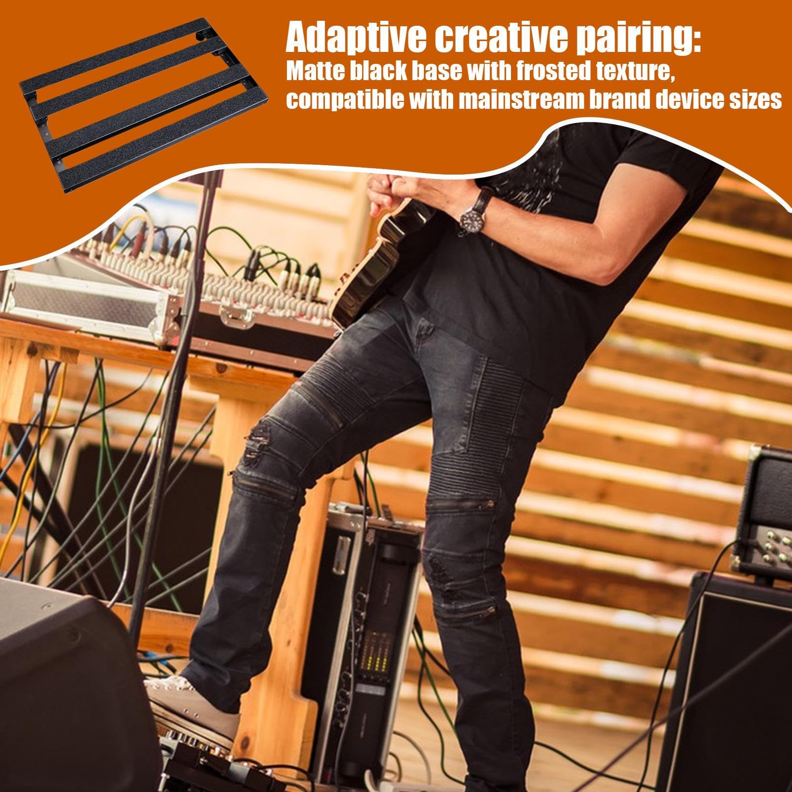 Pedaliera effetti per chitarra di precisione e robusti | Pedalboard Effetti Chitarra In Lega Per palco, studio, amanti della musica, musicisti, professionisti, principianti
