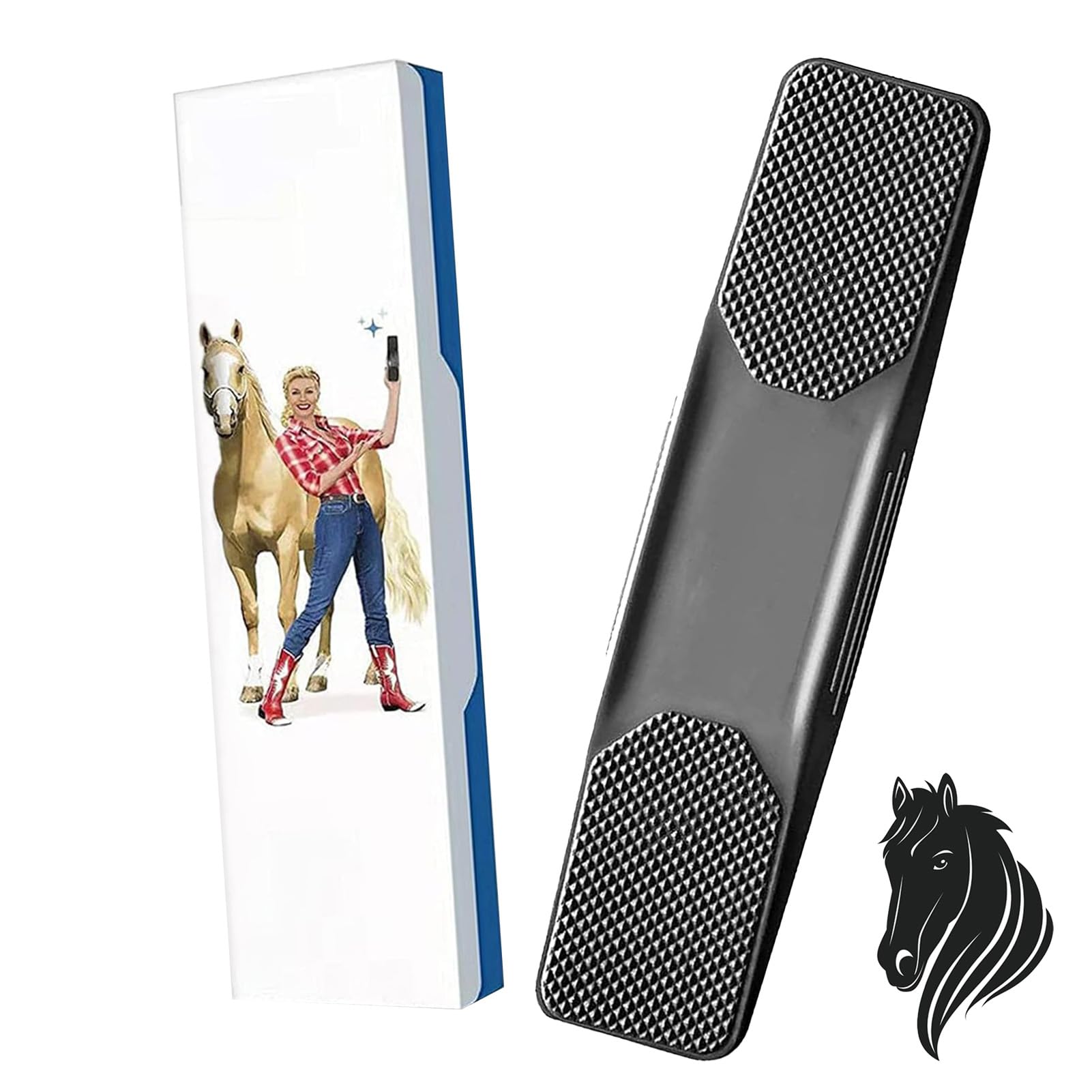 YKHSUAOU 6 en 1 Cepillo de aseo para caballos,Peine de Masaje para Caballos,Cepillo para caballos, Para la Limpieza de Belleza de Caballos y Cerdos, Perros y Otros Animales