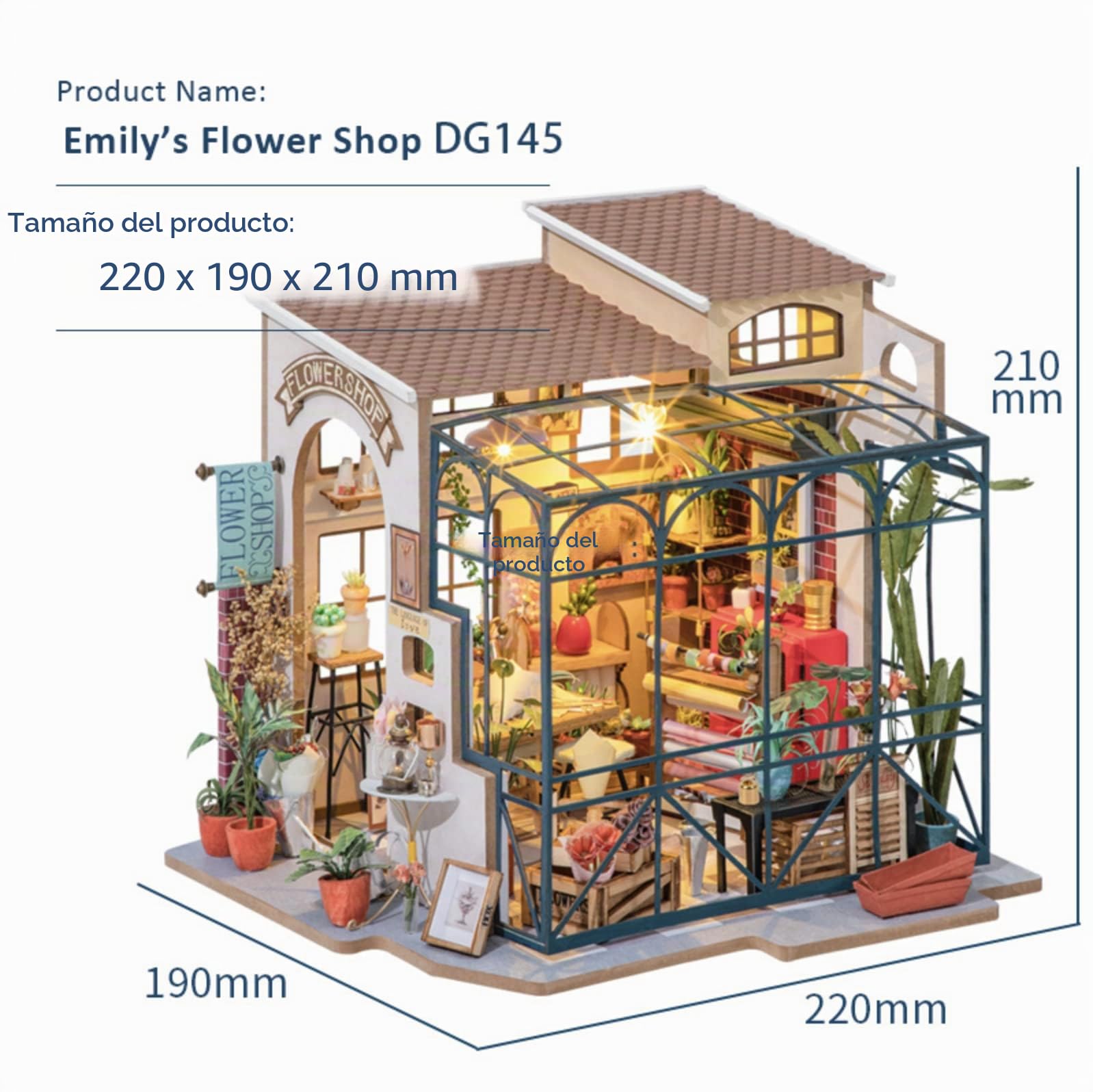 Emily´s Flower Shop de DIY Miniature House