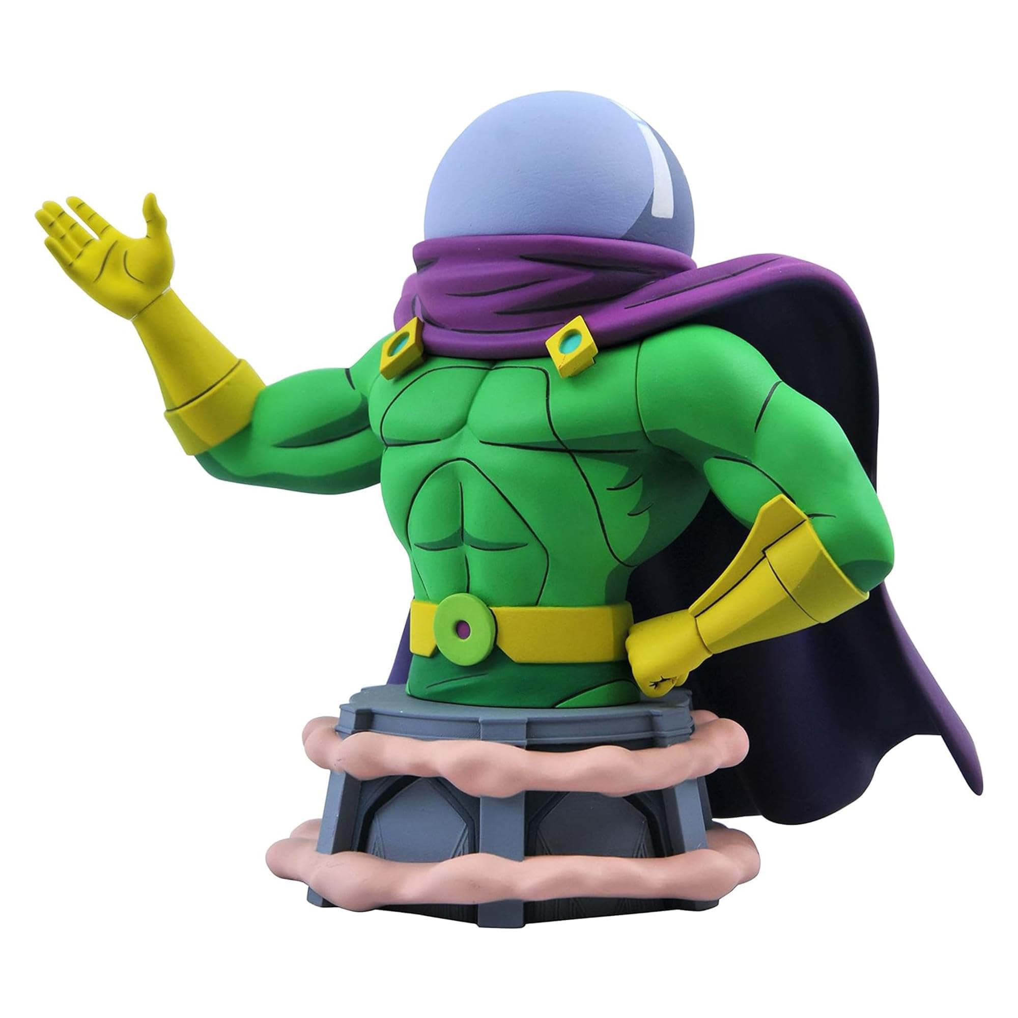 Marvel Animated: Mysterio - Busto de resina a escala 1:7, multicolor, 6 pulgadas 3