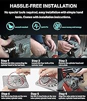 Vista 4 de ZAC0032 Kit de montaje de placa de válvula de compresor para Craftsman, Dewalt, Porter Cable, DeVilbiss, Black & Decker Compresores de aire sin