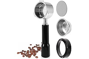 Upgraded 54mm Bottomless Portafilter For Breville - Complete Set With Dosing Funnel,...