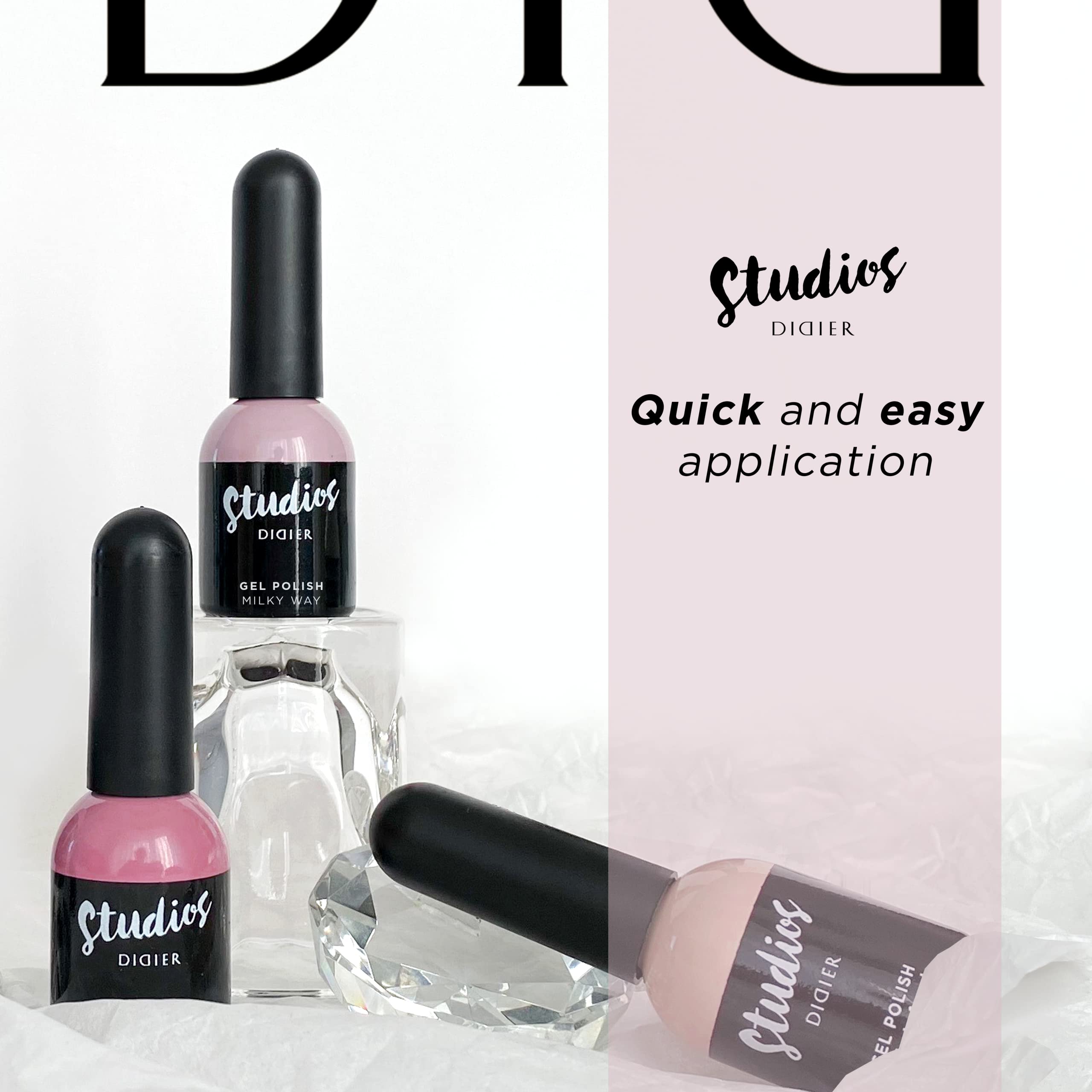 DIDIER LAB Premium Gel Nail Polish Studios Milky Way – TPO-Free UV LED Colour – Long-Lasting High Gloss Finish – Rich Pigmentation with Easy Application – Chip Resistant Soak-Off – 8ml — view 6