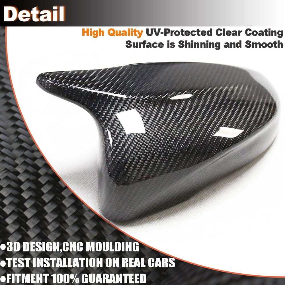 Carbon Fiber Mirror Cover for VOLKSWAGEN VW GOLF 6 MK6 2010-2013 GTI R/R20 HATCHBACK Replacement Style Rearview Mirror Caps Factory Outlet