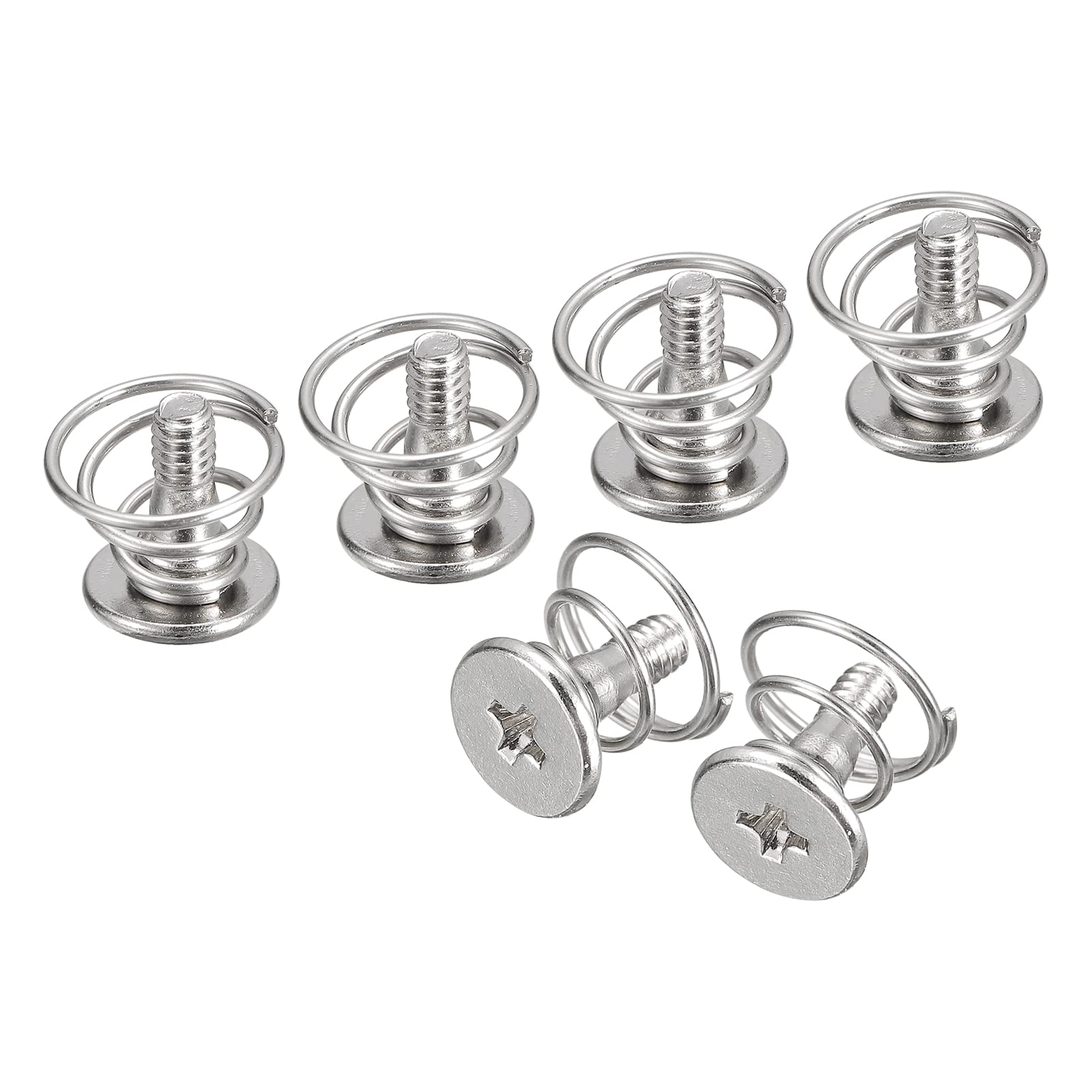 uxcell Spring Screws, 20pcs M2x6mm 7.2mm Spring OD GPU Graphics Card Back Plate Heatsink Screws Computer Fan Fixed Screws