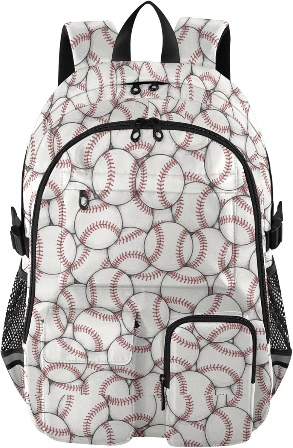 Baseball Funny White Cartoon 30L Laptop Backpack