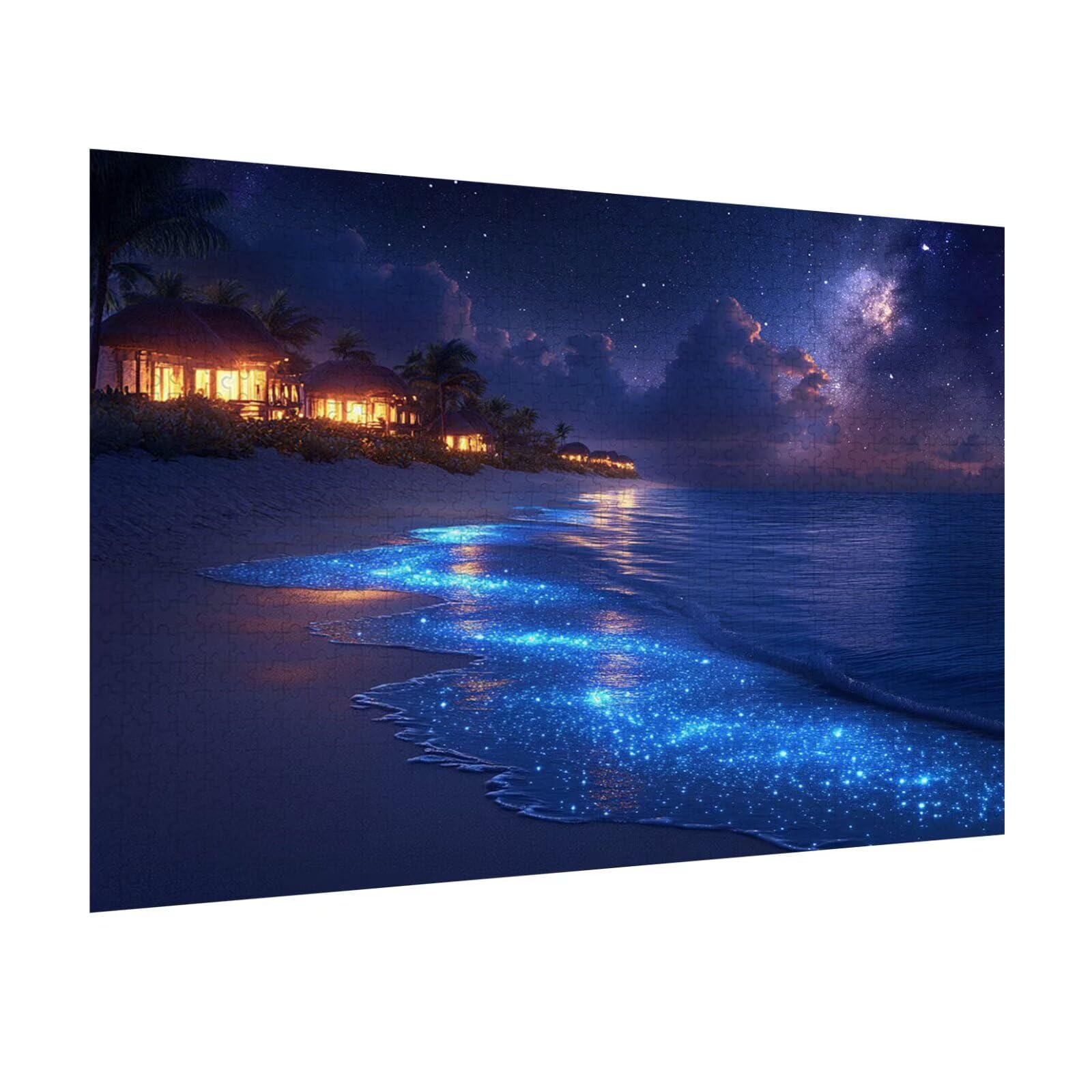 Puzzle 3000 Pezzi spiaggia Puzzle Adulti, Gioco Educativo, n-240 | Jigsaw Puzzles Il cielo stellare, Impossibile Difficile Sfida, Classici Gioco Familiare, Giochi Divertenti, Idee Regalo
