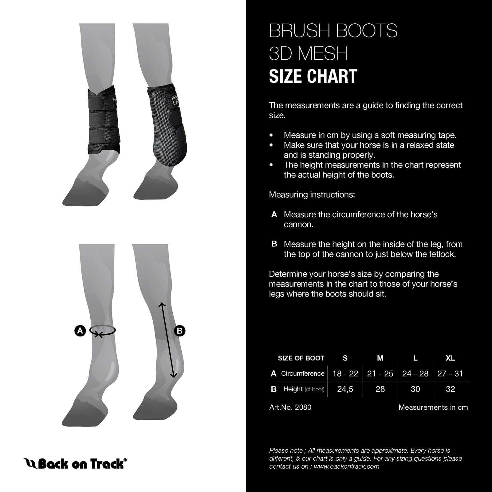 Back on Track Guêtres de travail Brushing Boot 3D en maille blanche