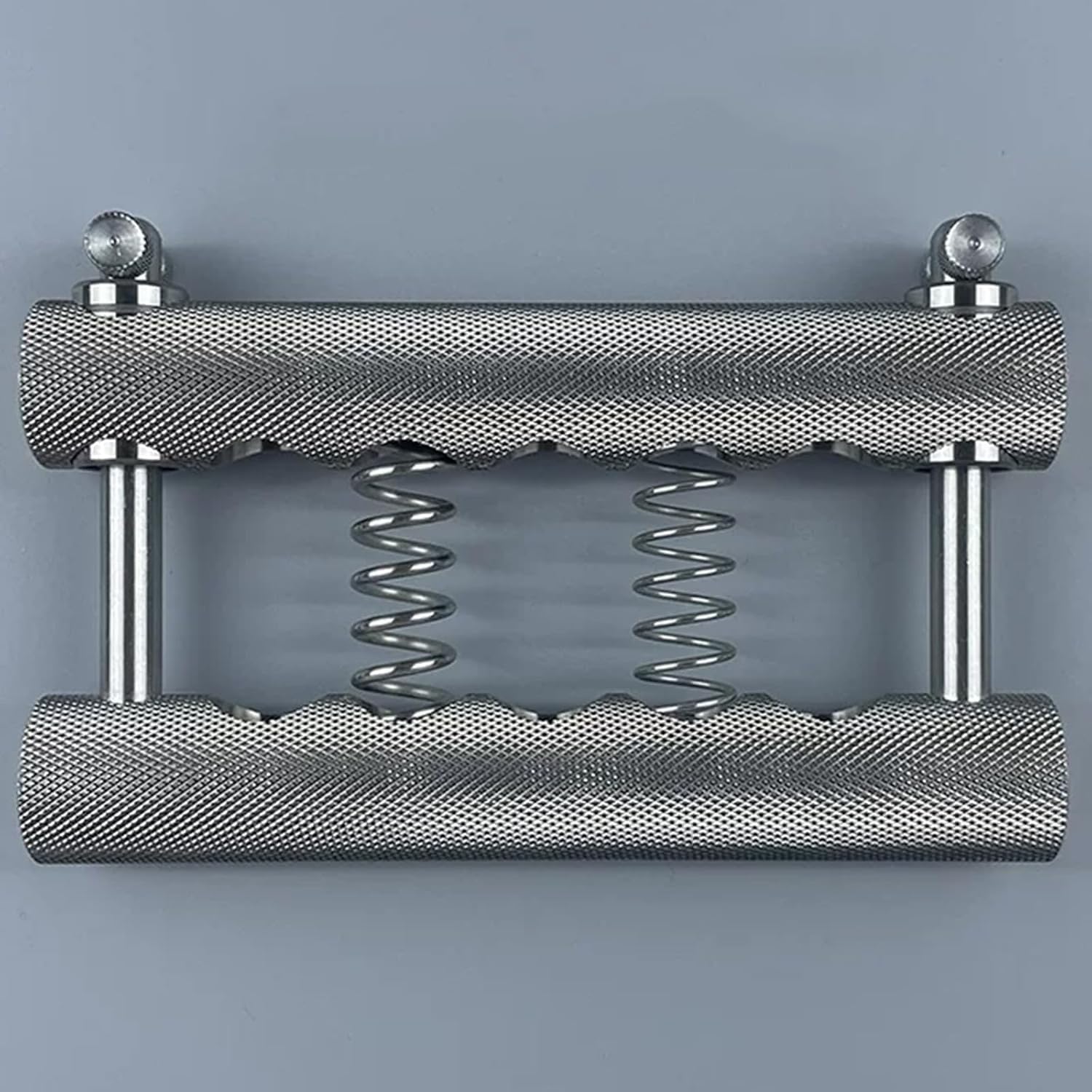 Fortalecedor de mano con resorte de acero inoxidable, resistente, con 5 resortes intercambiables, 5 niveles de agarre, para entrenamiento de dedos y antebrazos.