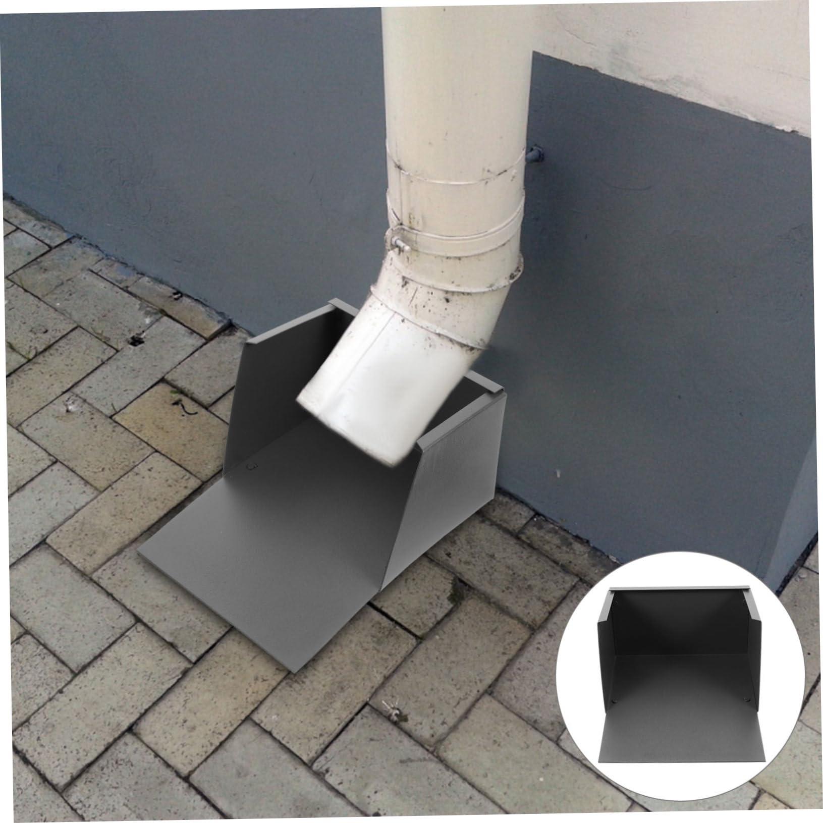 Bajante de Protección contra Salpicaduras de Aluminio para Lluvia