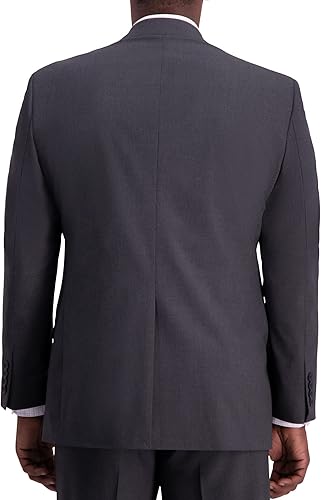 Miniatura 2 de J.M. Haggar Abrigo separado para hombre Big & Tall Sharkskin Premium de corte clásico, traje elástico
