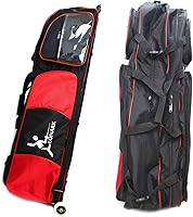 Vista 16 de LEONARK Bolsa de rueda de esgrima con barra de tracción para sable de espada y papel de aluminio - Hema Sword Bag Trolley Case para esgrima traje