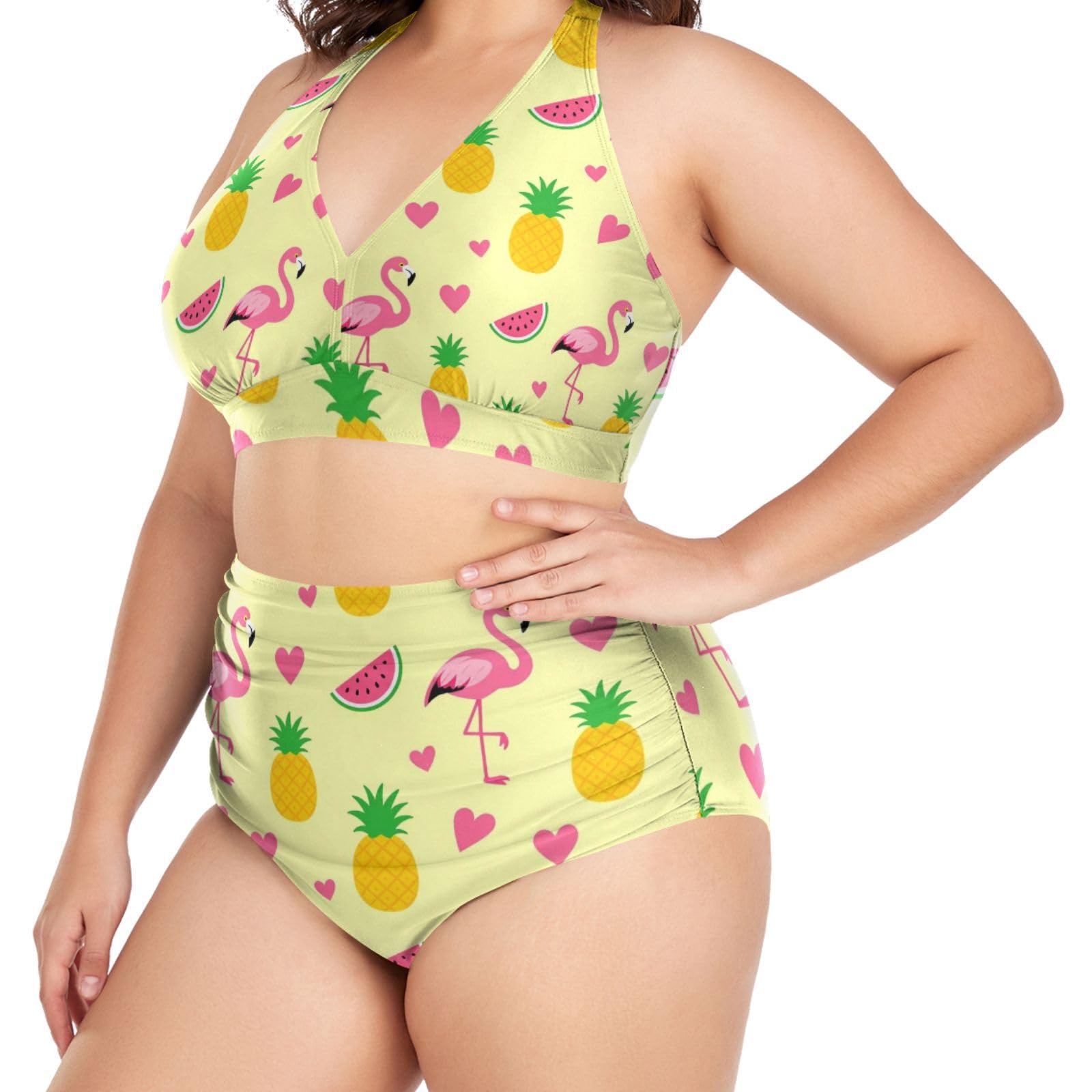 FRODOTGV Costumi da bagno donna taglie forti L-4XL