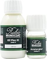 Vista 24 de Rubio Monocoat Aceite para Acabado de Madera 175 pies² - Puro Oil Plus 2C Aceite de Linaza para Madera Rápido de Secar, Ecológico para Uso
